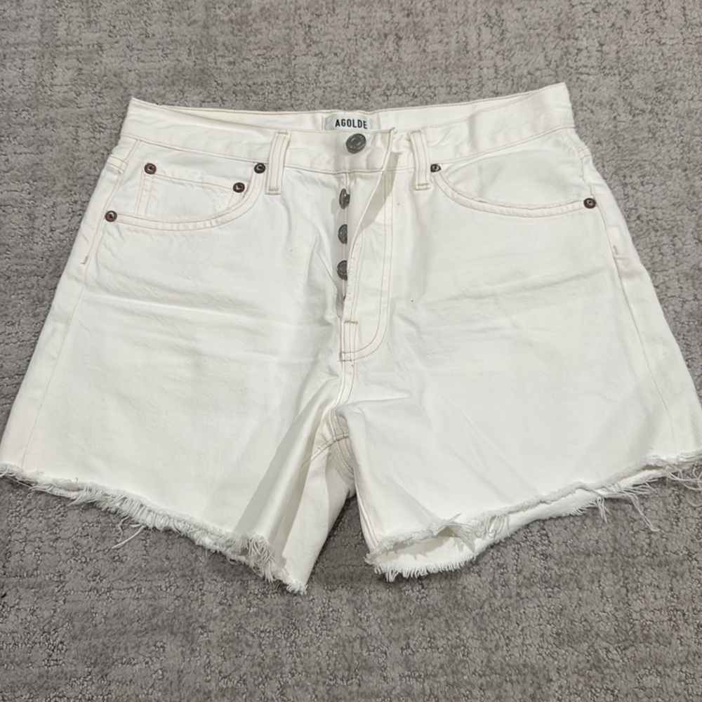 AGOLDE Parker long shorts size 26 white